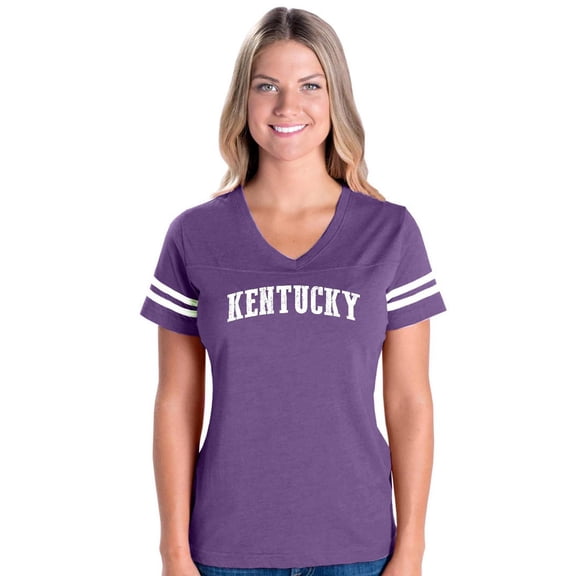 Womens Football Fine Jersey T-shirts - Kentucky