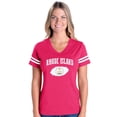 thumbnail image 1 of Womens Football Fine Jersey T-shirts - Rhode Island, 1 of 4