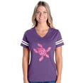 thumbnail image 1 of Womens Football Fine Jersey T-shirts - Sea Turtle Hawaii, 1 of 5