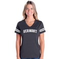 thumbnail image 1 of Womens Football Fine Jersey T-shirts - Vermont, 1 of 5