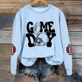 thumbnail image 1 of Womens Football Long Sleeve Sweatshirt Graphic Printed Pullover Shirt Crew Neck Comfy 2025 Fall Winter Fashion Tops, 1 of 5