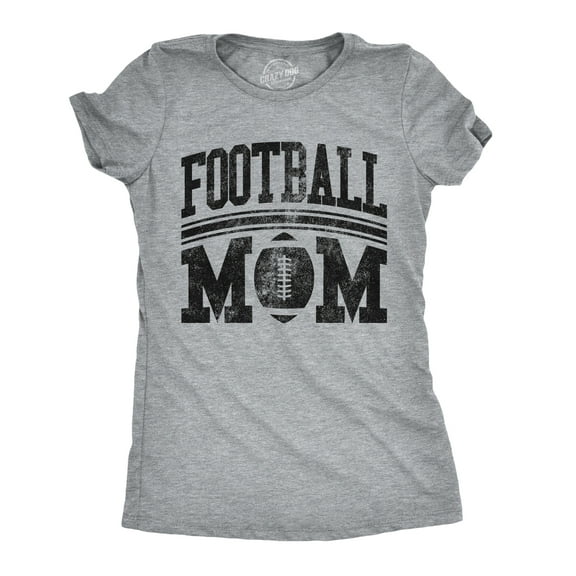 Womens Football Mom T Shirt Cute Sports Parent Tee for Ladies Womens Graphic Tees