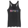 thumbnail image 1 of Womens Fortnite Classic Logo Character Fill Racerback Tank, 1 of 4