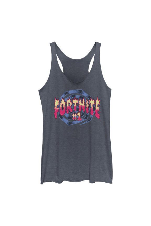 Womens Fortnite Dynamo Spiral Racerback Tank
