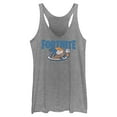 thumbnail image 1 of Womens Fortnite Meowscles Pancakes Racerback Tank, 1 of 4