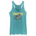 thumbnail image 1 of Womens Fortnite Uncle Pete's Pizza Pit Racerback Tank, 1 of 4