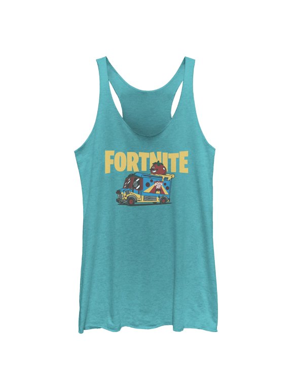 Womens Fortnite Uncle Pete's Pizza Pit Racerback Tank