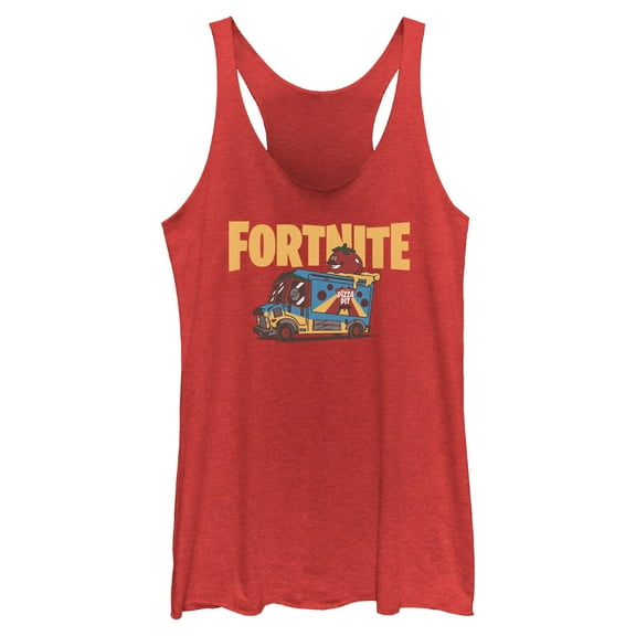 Womens Fortnite Uncle Pete's Pizza Pit Racerback Tank