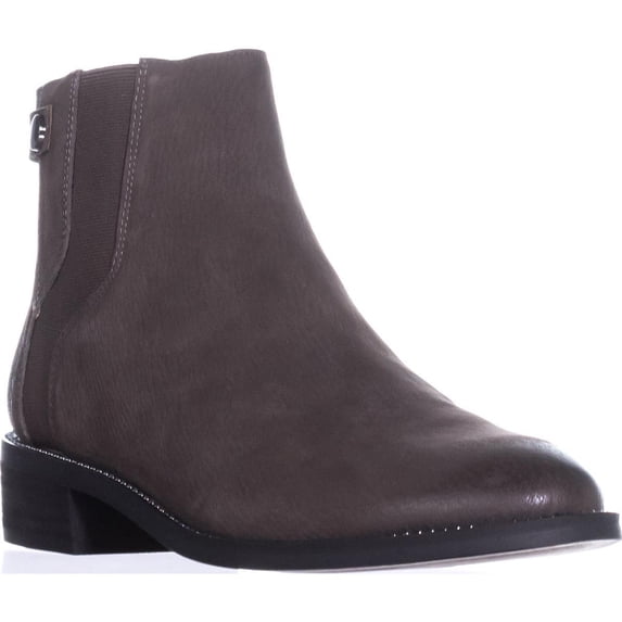 Womens Franco Sarto Brandy Flat Casual Ankle Boots, Peat Leather