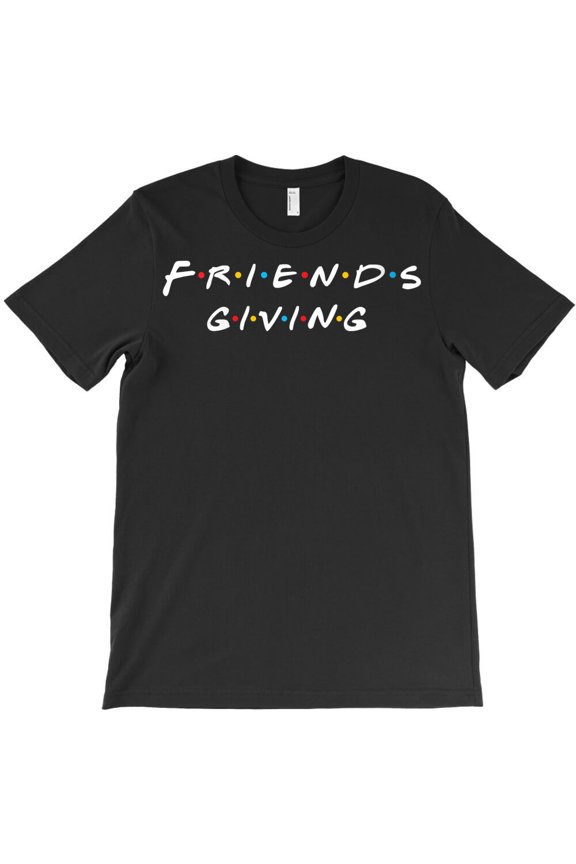 Womens Friendsgiving Novelty Friend Thanksgiving V Neck G6494 Unisex T-Shirt, Up to Size 5XL