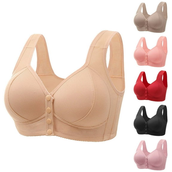 Womens Front Close Comfort Bra Soft Skin Friendly Support Easy Wear Design