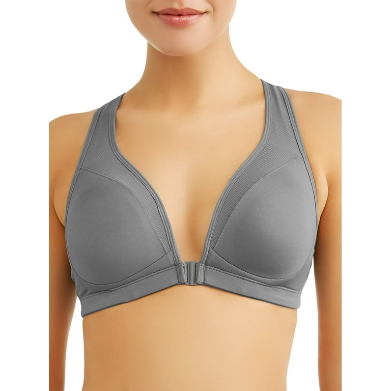 Womens Front Close Plunge Sports Bra 