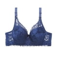 thumbnail image 1 of Womens Full Coverage Bras, Push Up Bra for Women, Lace Bras with Underwire Cups, Comfort Padded T-Shirt Bra Add One Cup Full Support Everyday Bras S-4XL Womens Bras Clearance under $5, 1 of 2