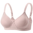thumbnail image 1 of Womens Full Coverage Bras, Push Up Padded Bras for Women Add 2 Cups Plunge T Shirt Everyday Bra Seamless Underwire Full Support Mothers&nbsp;Day&nbsp;Gifts, 1 of 2