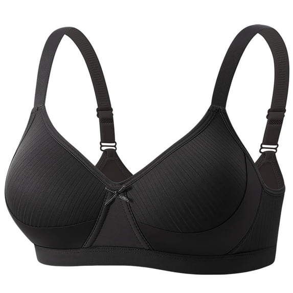 Womens Full Coverage Bras, Push Up Padded Bras for Women Add 2 Cups Plunge T Shirt Everyday Bra Seamless Underwire Full Support Mothers Day Gifts