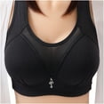 thumbnail image 1 of Womens Full Coverage Bras, Wireless Bras for Women No Underwire Supportive Mesh Crossover Bra Seamless Push Up Wide Strap Everyday Bralettes M-3XL Womens Bras Clearance under $5, 1 of 7