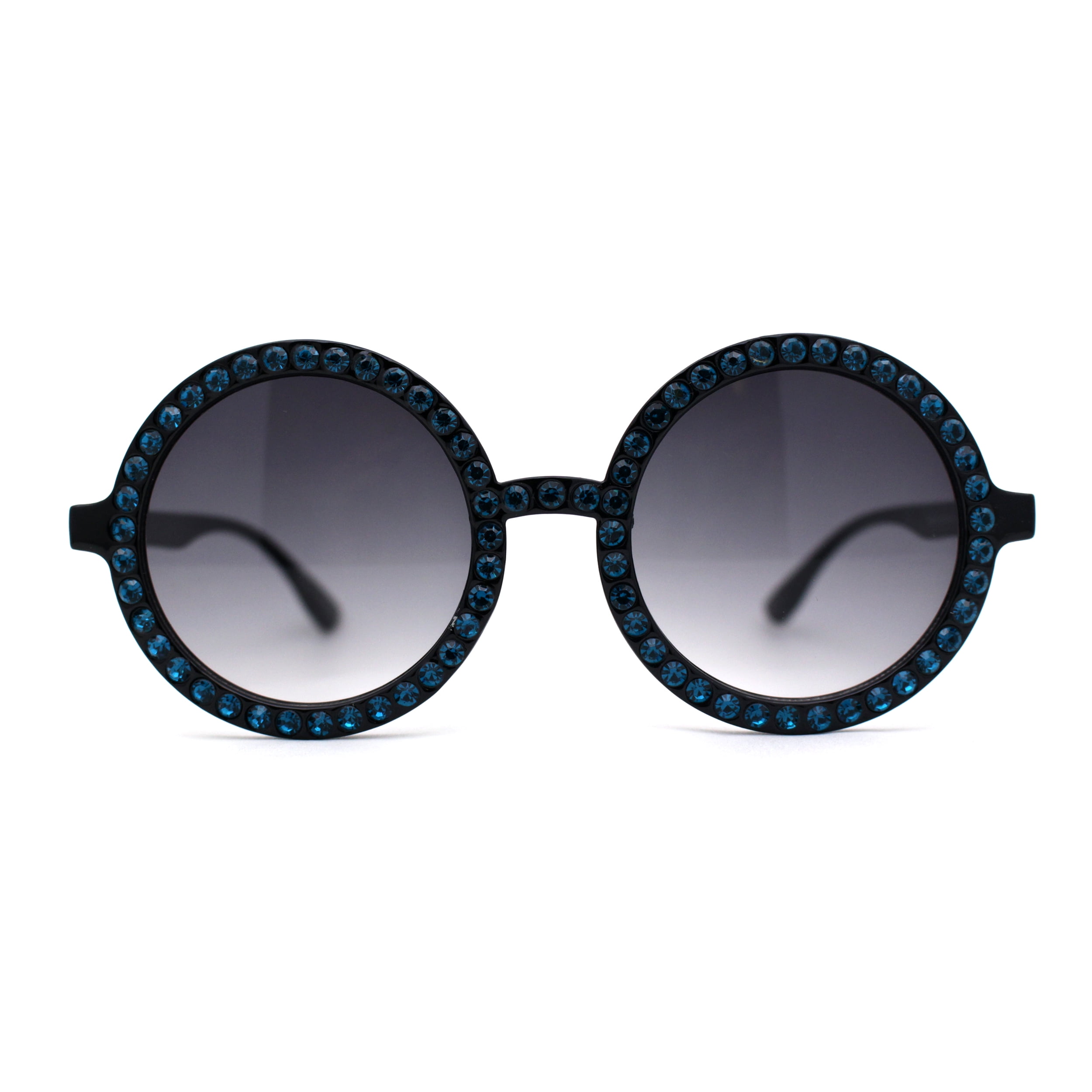 Black Glasses With Teal Accentsnull