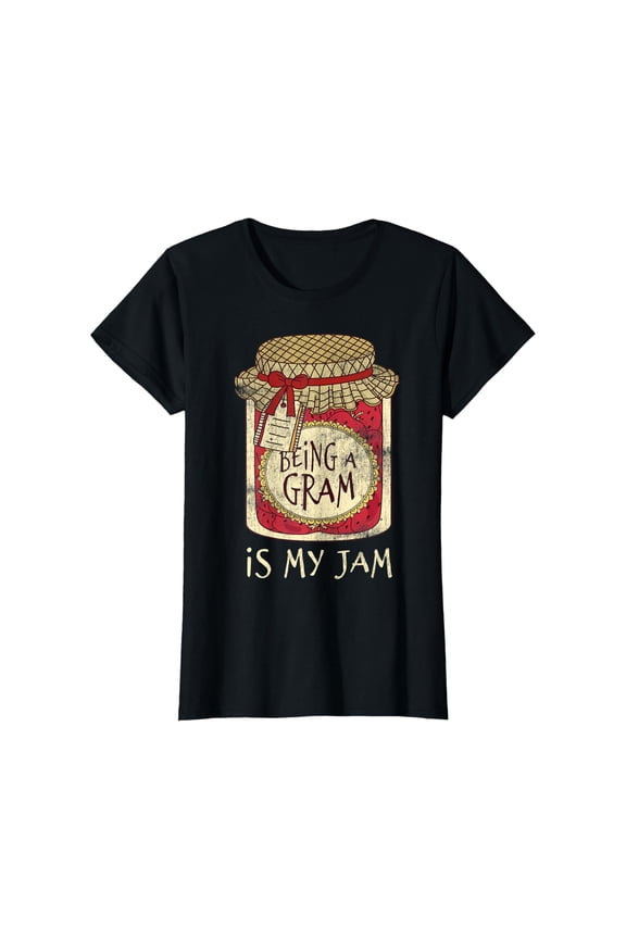Womens Fun Grandma Gifts Cute & Being A Gram Quote T-Shirt, Unisex T-Shirt