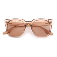 thumbnail image 1 of Womens Fun Pop Color Oversized Horn Rim Retro Plastic Fashion Sunglasses [Beige], 1 of 7