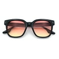 thumbnail image 1 of Womens Fun Pop Color Oversized Horn Rim Retro Plastic Fashion Sunglasses Black - Pink Yellow, 1 of 7