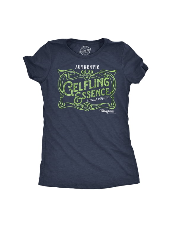 Womens Funny Gelfing Essence T-Shirt - Jim Henson's Dark Crystal Movie Tee For Ladies - Retro Tshirt with Vintage Design Womens Graphic Tees