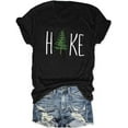 thumbnail image 1 of Womens Funny Heart Mountain Camping Tree Graphic Tee Forest Print T-Shirt Casual Hike Short Sleeve, 1 of 3