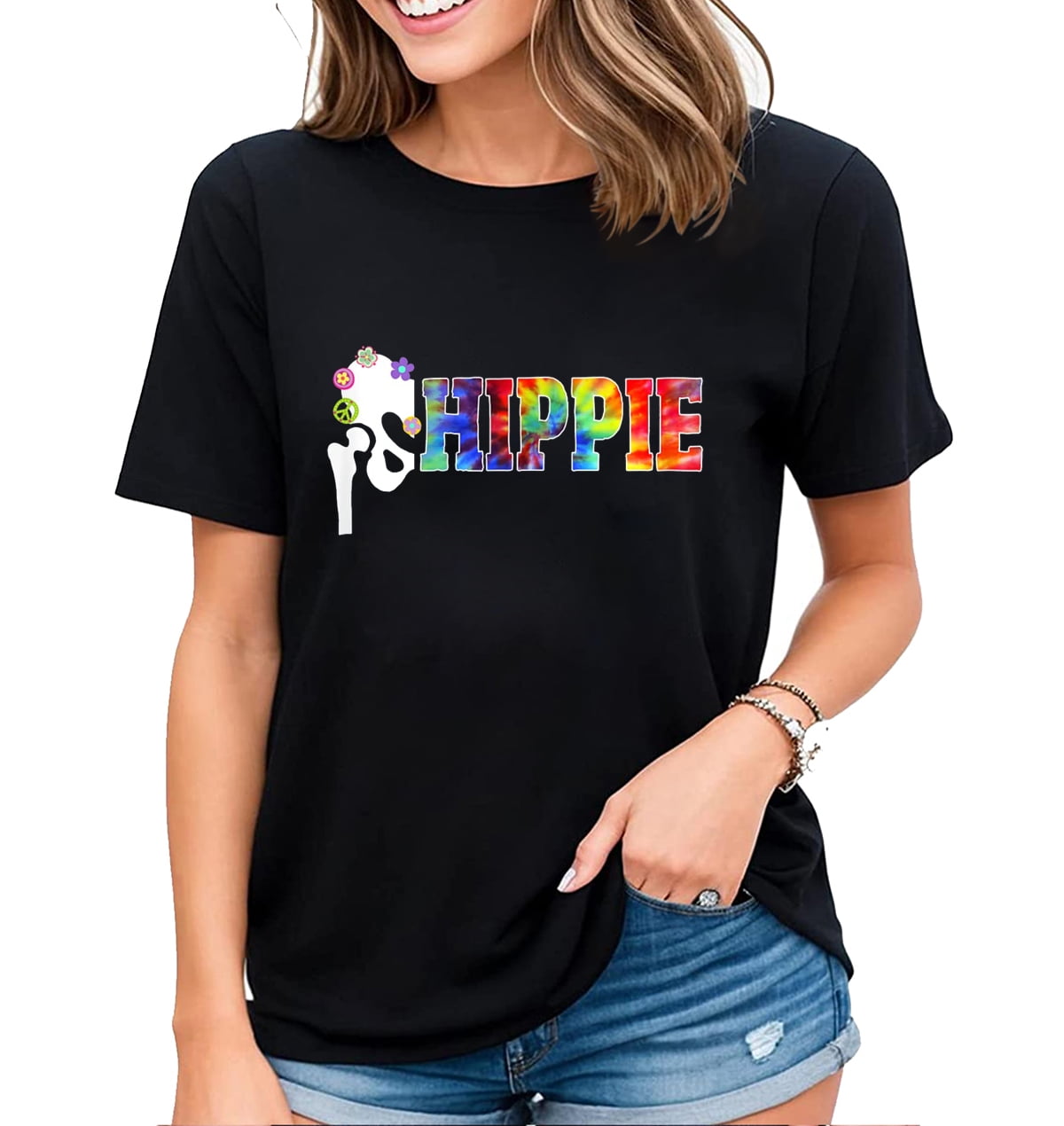 Funny Hippie Shirt For Hip Replacement Surgery Funny Hippie Shirt For Hip Replacement Surgery
