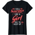thumbnail image 1 of Womens Funny Insurance Agent Actuary & Insurance T-Shirt, 1 of 4