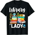 thumbnail image 1 of Womens Funny Library Lady Librarian Library Assistant T-Shirt, 1 of 3
