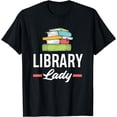 thumbnail image 1 of Womens Funny Library Lady Librarian Library Assistant T-Shirt, 1 of 3