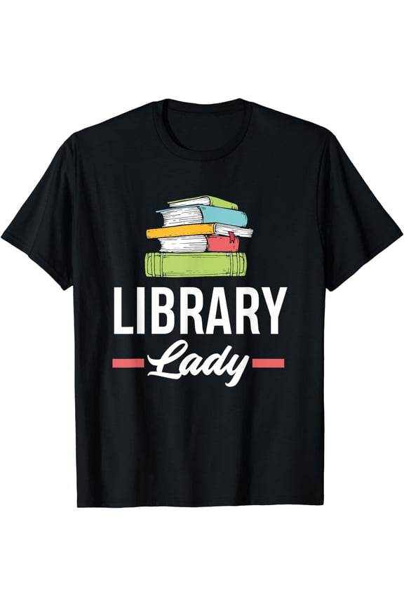Womens Funny Library Lady Librarian Library Assistant T-Shirt