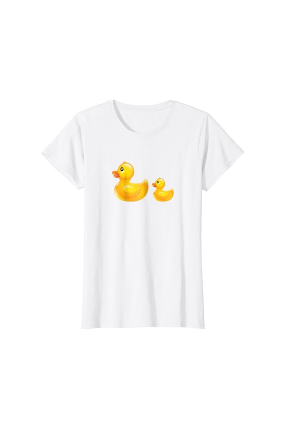 Womens Funny Mama Duck Pregnant T Shirt I Duckling Babies Mom of 1