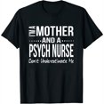 thumbnail image 1 of Womens Funny Psychiatric Nurse Practitioner Mental Health Nurse T-Shirt Black Small, 1 of 5