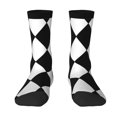 thumbnail image 1 of Womens Funny Socks Harlequin Pattern Printed Patterned Socks Novelty Socks, 1 of 7