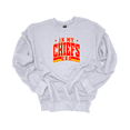 thumbnail image 1 of Womens Funny Swift Sweatshirt In My Chiefs Era Football Kelce Cozy Crewneck Sweatshirt-Ash Grey-XXL, 1 of 1