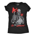 thumbnail image 1 of Womens Funny T Shirts AI Is Skynet Approved Sarcastic Terminator 2 Movie Tee For Ladies Womens Graphic Tees, 1 of 9