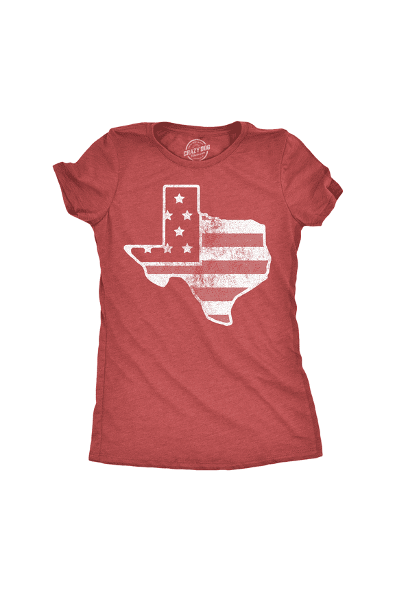 Womens Funny T Shirts American Flag Texas Awesome Fourth Of July Tee for Ladies Womens Graphic Tees