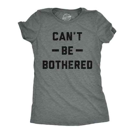 Womens Funny T Shirts Cant Be Bothered Sarcastic Graphic Tee for Ladies Womens Graphic Tees