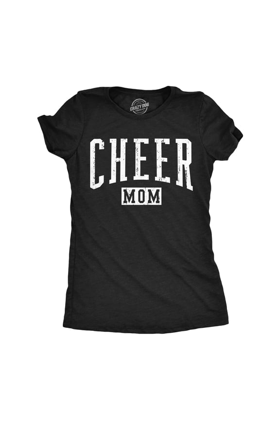 Womens Funny T Shirts Cheer Mom Sarcastic Mothers Day Gift Tee For Ladies Womens Graphic Tees