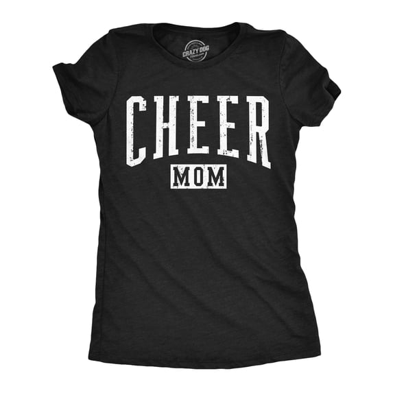 Womens Funny T Shirts Cheer Mom Sarcastic Mothers Day Gift Tee For Ladies Womens Graphic Tees