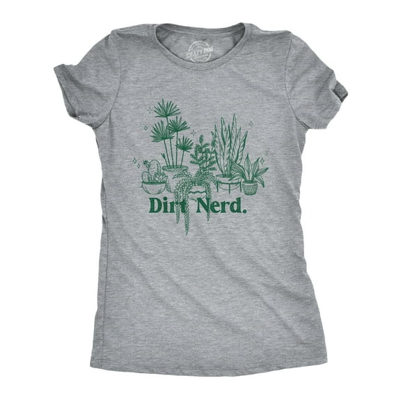 Womens Funny T Shirts Dirt Nerd Sarcastic Plant Lovers Graphic Novelty Tee for Ladies Womens Graphic Tees