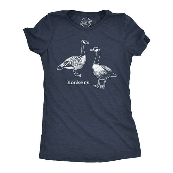 Womens Funny T Shirts Honkers Sarcastic Goose Graphic Tee for Ladies Womens Graphic Tees