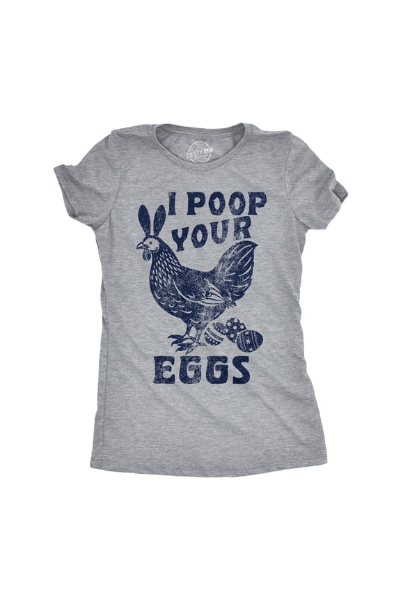 Womens Funny T Shirts I Poor Your Eggs Sarcastic Easter Graphic Novelty Tee for Ladies Womens Graphic Tees