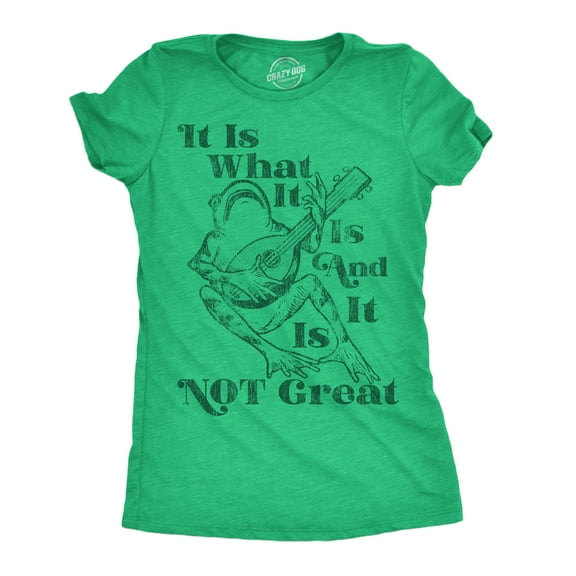 Womens Funny T Shirts It Is What It Is and It Is Not Great Sarcastic Graphic Novelty Tee for Ladies Womens Graphic Tees