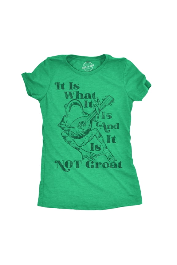 Womens Funny T Shirts It Is What It Is and It Is Not Great Sarcastic Graphic Novelty Tee for Ladies Womens Graphic Tees