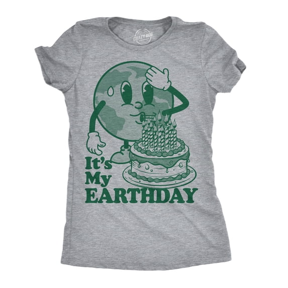 Womens Funny T Shirts Its My Earth Day Sarcastic Graphic Tee for Ladies Womens Graphic Tees