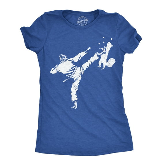 Womens Funny T Shirts Karate Kicked Squirrel Sarcastic Fighting Graphic Tee Womens Graphic Tees