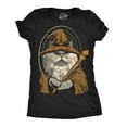 thumbnail image 1 of Womens Funny T Shirts Kitty Wizard Magic Cat Graphic Tee for Ladies Womens Graphic Tees, 1 of 9