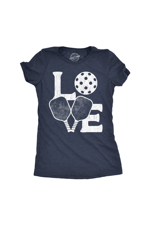 Womens Funny T Shirts Love Pickleball Sarcastic Graphic Novelty Tee for Ladies Womens Graphic Tees