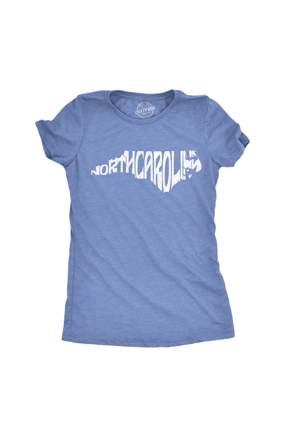 Womens Funny T Shirts North Carolina Typography Sarcastic Graphic Novelty Tee For Ladies Womens Graphic Tees